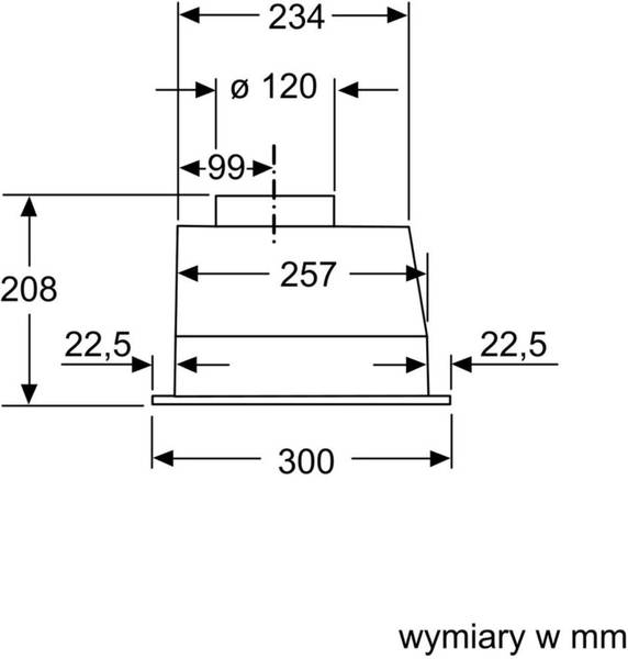Витяжка вбудована Bosch DLN53AA70