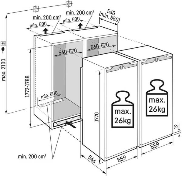 Холодильник з морозильною камерою Liebherr IXRF 5100 (SIFNf 5108 + IRe 5100)