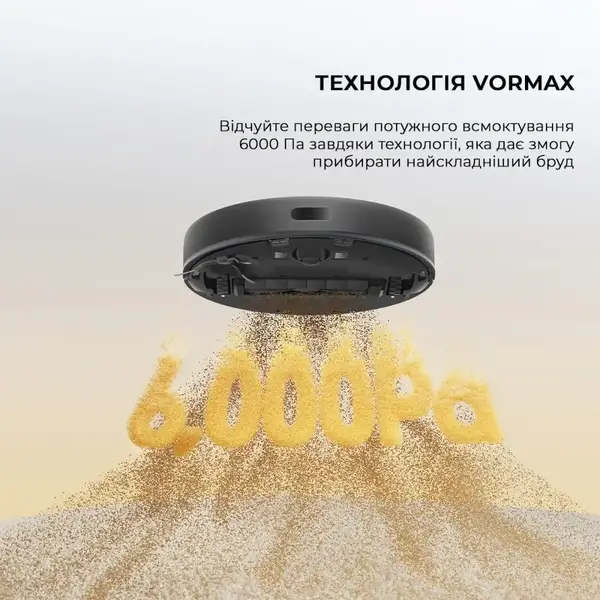 Робот-пилосос з вологим прибиранням Dreame D9 Max Black Gen 2 (RLD34GA-Bl)