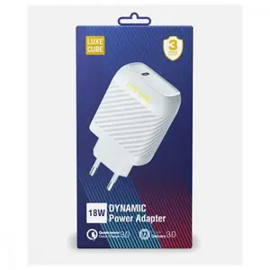 Сетевое зарядное устройство для Luxe Cube Dynamic 18W (1USBх3A) White (4446689880643)