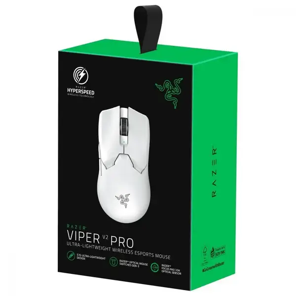 Миша Razer Viper V2 Pro Wireless White (RZ01-04390200-R3G1)