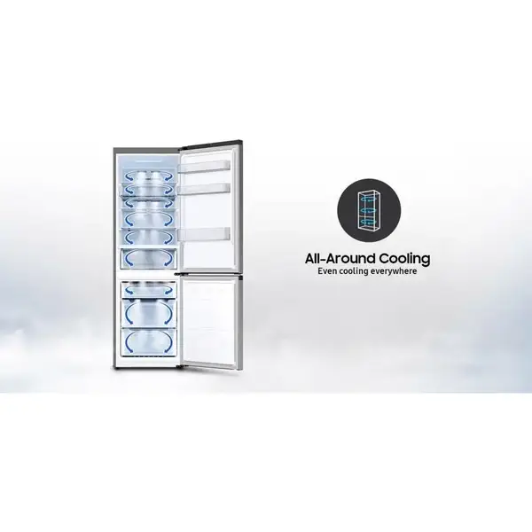 Холодильник з морозильною камерою Samsung RB34C600EEL