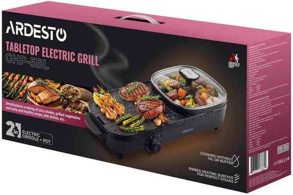Електрогриль Ardesto GHP-5BL