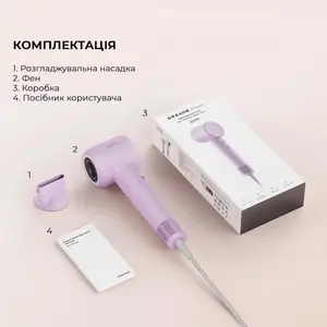 Фен Dreame Hair Dryer Gleam Purple (AHD12A-PPL) Фен Dreame Hair Dryer Gleam Purple (AHD12A-PPL)