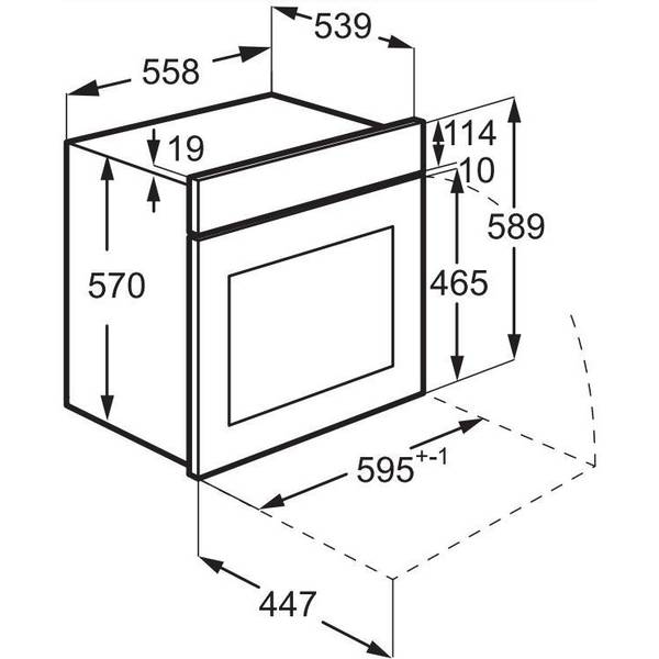 Духовка електрична Electrolux EOD3F40BX