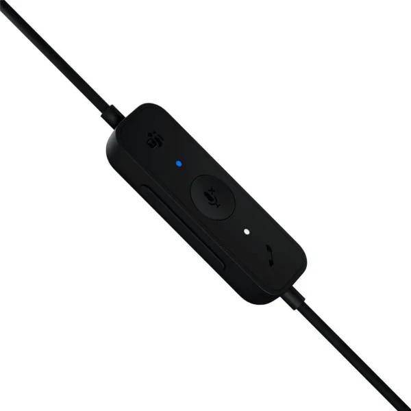 Навушники з мікрофоном Logitech H570e Mono USB-C Black (981-001427)