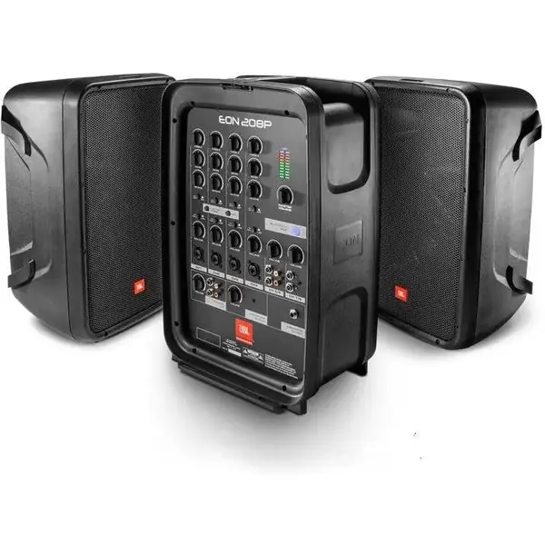 Акустичний комплект (активний мікшер + 2 колонки) JBL EON208P