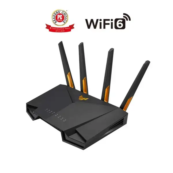 Бездротовий маршрутизатор (роутер) ASUS TUF Gaming AX3000 V2 (TUF-AX3000 V.2) (90IG0790-MO3B00)