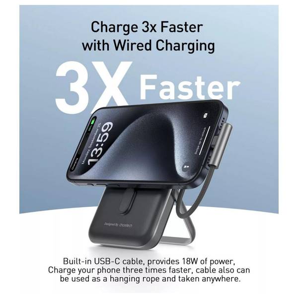 Внешний аккумулятор (Power Bank) Choetech B735 10000mAh Black (B735-CCBK)