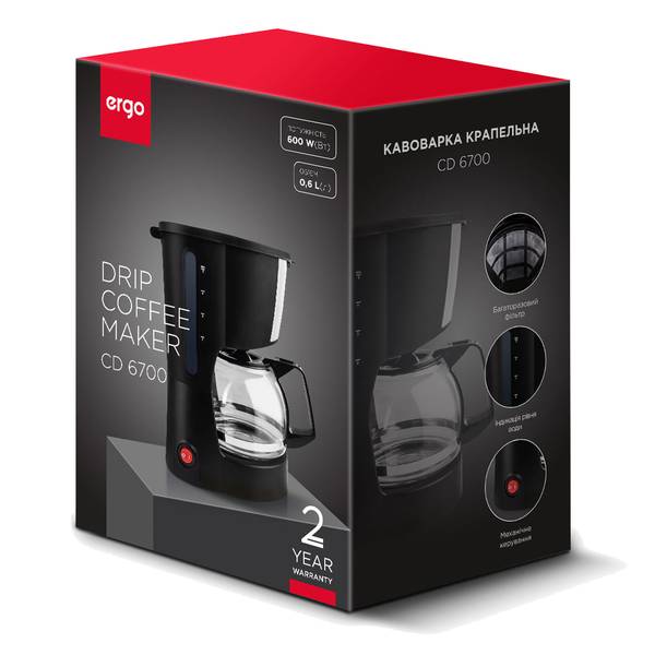 Кавоварка крапельна ERGO СD 6700