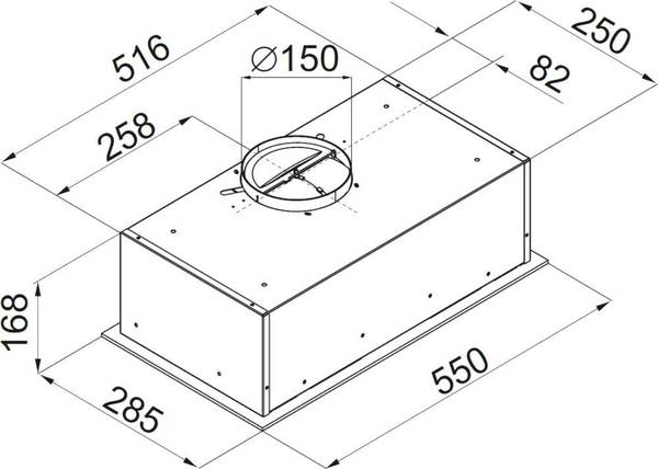 Витяжка вбудована Hansa OMC6272BH