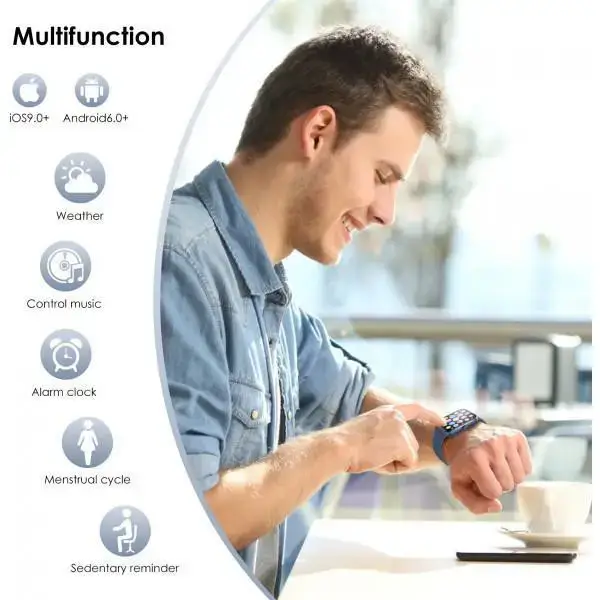 Смарт-годинник Blackview R50 Blue (6931548317548)