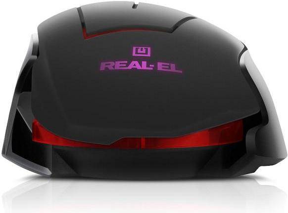Миша REAL-EL RM-520 Gaming Black (EL123200020)