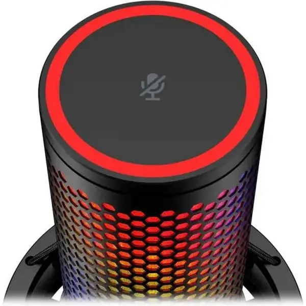 Мікрофон для ПК/ для стрімінгу, подкастів HyperX QuadCast 2 S Black RGB (9A273AA)