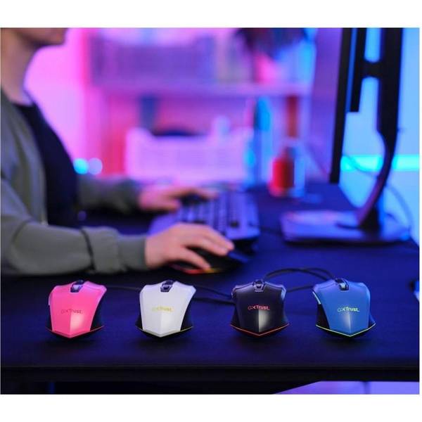 Миша Trust GXT 109 Felox RGB Pink (25068)