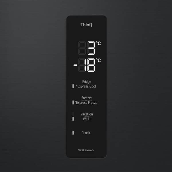 Холодильник з морозильною камерою LG GC-B509FTZW