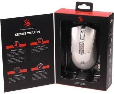 Миша Bloody R90 Plus Greyish White