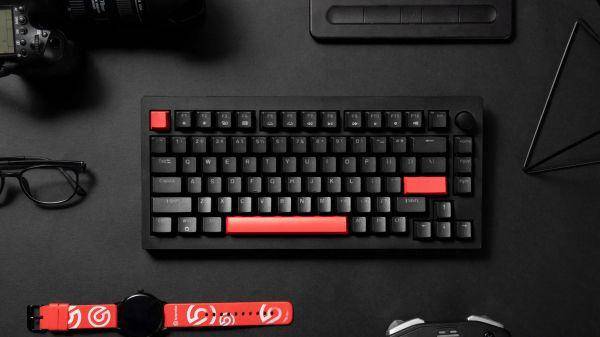 Клавіатура Lemokey X4 84Key Keychron Red QMK/VIA Black (X4-H1-UA)