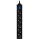 Мережевий фільтр 2E 3 м, 6 розеток Black (2E-U06ESM3BK)