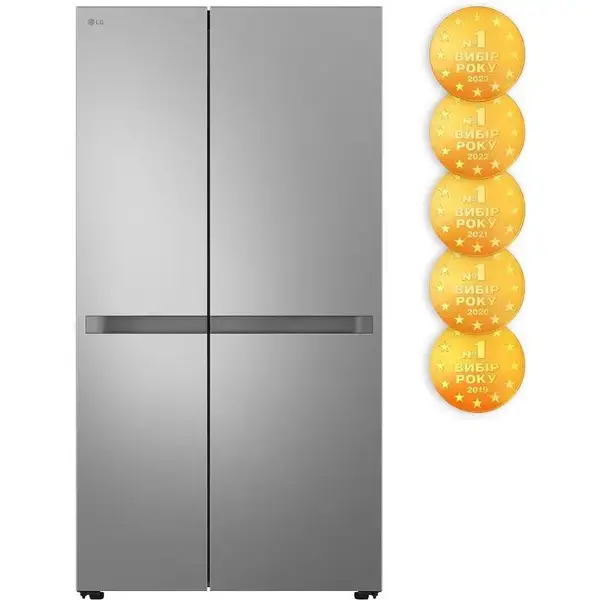 Холодильник з морозильною камерою LG GC-B257KNHW