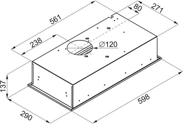 Витяжка вбудована Hansa OMC6242BH