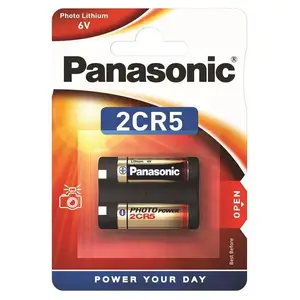 Батарейка Panasonic 2CR5 bat(6В) Lithium 1шт (2CR-5L/1BP)