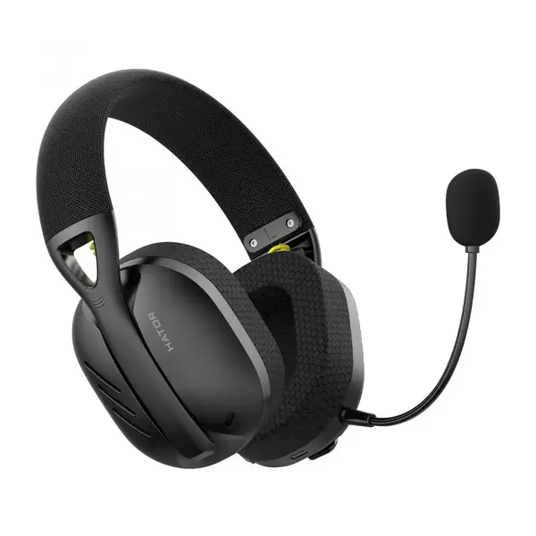 Навушники з мікрофоном HATOR Hyperpunk 2 Wireless Tri-mode Black (HTA-855)