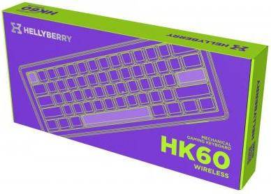 Клавіатура HATOR Hellyberry HK60 wireless White-Violet