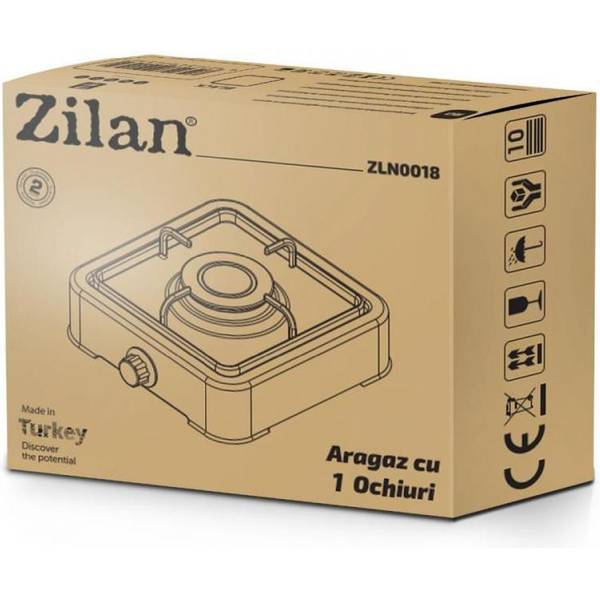 Настільна плита Zilan ZLN0018 White