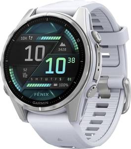 Смарт-годинник Garmin Fenix 8 43mm AMOLED Silver with Whitestone Silicone Band (010-02903-06) Смарт-годинник Garmin Fenix 8 43mm AMOLED Silver with Whitestone Silicone Band (010-02903-06)
