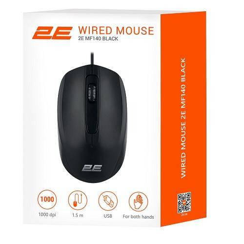 Миша 2E MF140 USB Black (2E-MF140UB)