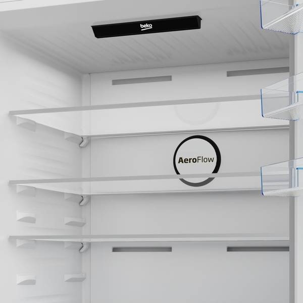 Холодильник з морозильною камерою Beko RCNE730E40SXP