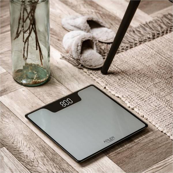 Весы напольные электронные Adler AD 8174 Silver