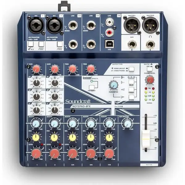 Мікшерний пульт Soundcraft Notepad-8FX (5085984)