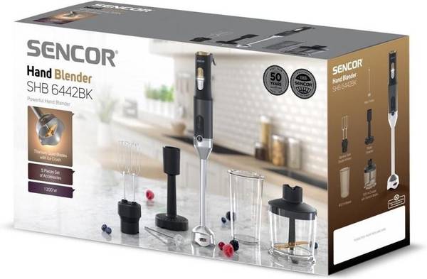 Погружной блендер Sencor SHB 6442BK