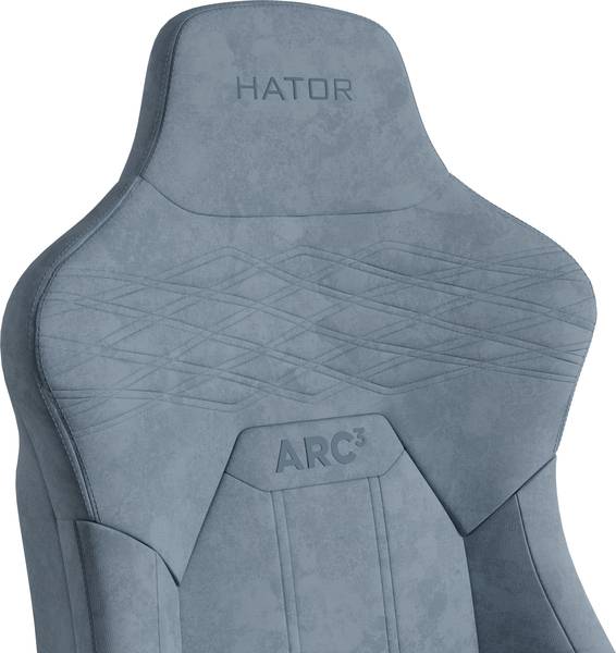 Комп'ютерне крісло для геймера HATOR Arc 3 XL Velour Blue (HTC3445XL)