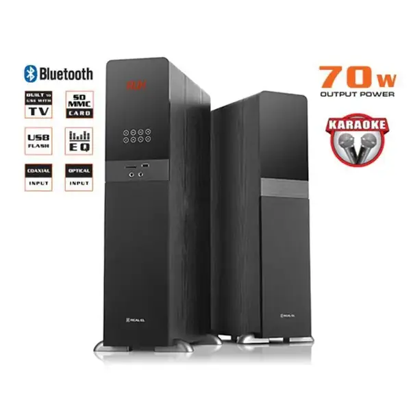 Мультимедійна акустика REAL-EL S-2030 Black (EL121200006)