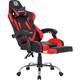 Комп'ютерне крісло для геймера Defender Pilot PU Red/black (64354)