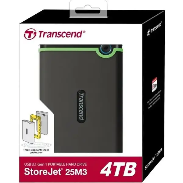 Жорсткий диск Transcend StoreJet 25M3 4 TB (TS4TSJ25M3S)