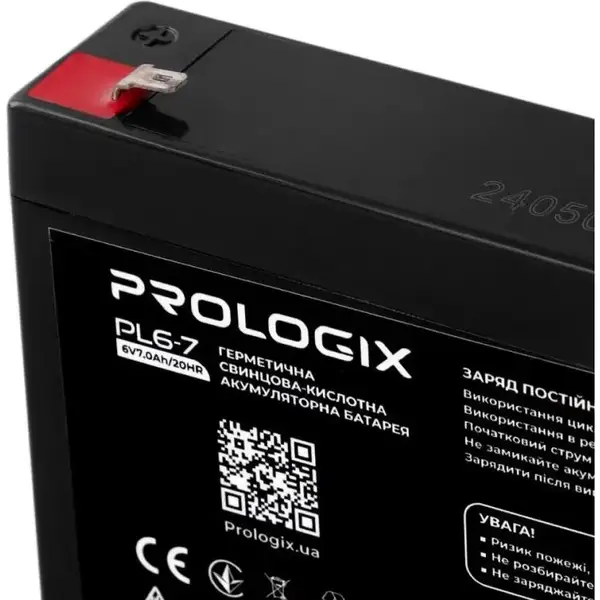 Акумулятор для ДБЖ Prologix AGM 6V 7Ah (PL6-7)
