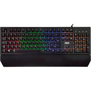 Клавіатура AOC GK200 Gaming Rainbow LED USB (GK200D32R) Клавіатура AOC GK200 Gaming Rainbow LED USB (GK200D32R)