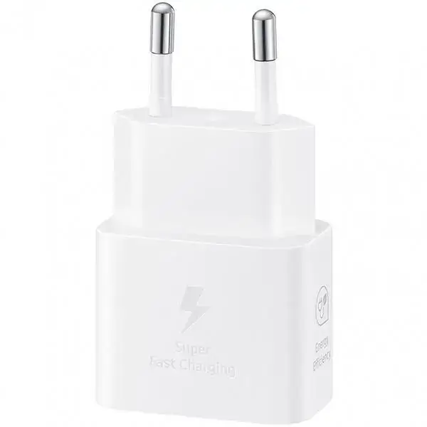 Мережевий зарядний пристрій Samsung 25W PD Power Adapter White (w/o cable) (EP-T2510NWE)