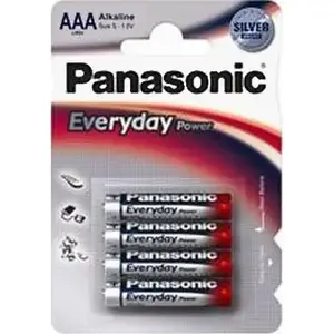 Батарейка Panasonic AAA bat Alkaline 4шт Everyday Power (LR03REE/4BR)