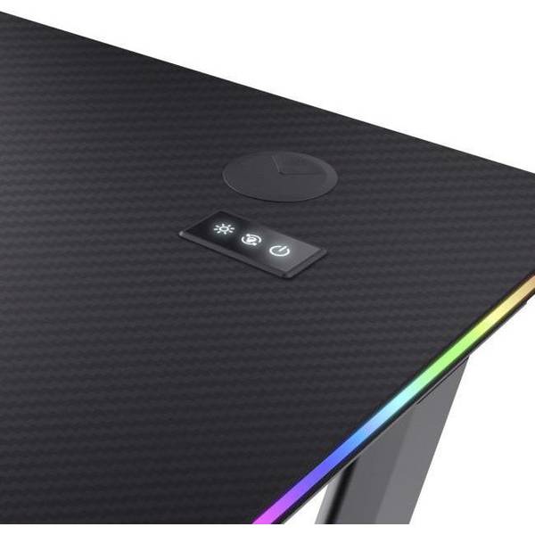 Геймерский игровой стол Trust GXT 709 Luminus Black (25184)