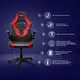 Комп'ютерне крісло для геймера Trust GXT 703R Riye Red (24986)