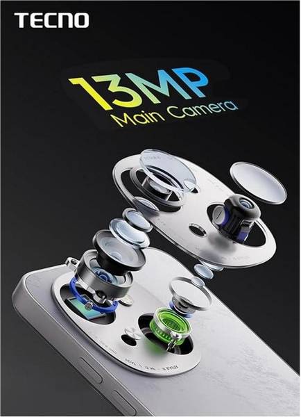 Смартфон Tecno Spark Go 1 KL4 3/64GB Glittery White (4894947036446)