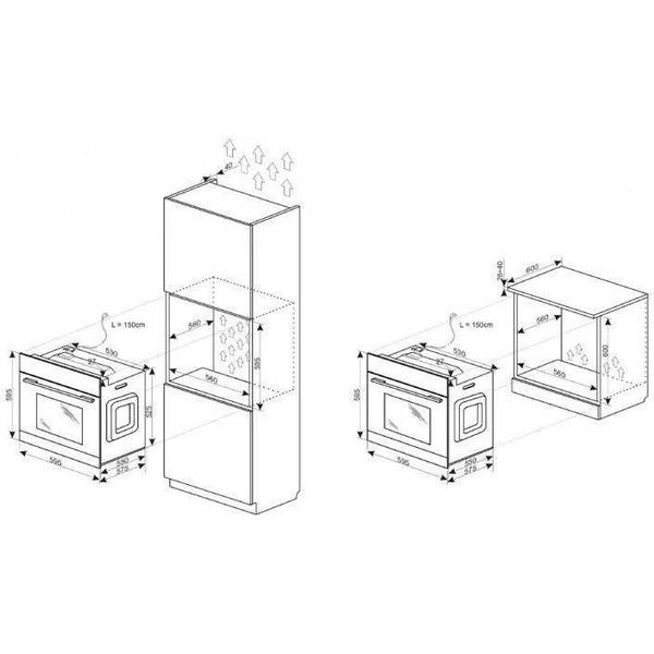Духовка електрична Hansa BOES68181