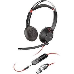 Навушники з мікрофоном POLY BlackWire 5220 Black (8X231AA)