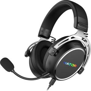 Навушники з мікрофоном HATOR HYPERGANG 3 Hi-Res Black (ESH50)