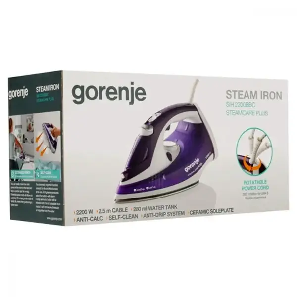 Праска з парою Gorenje SIH2200BBC